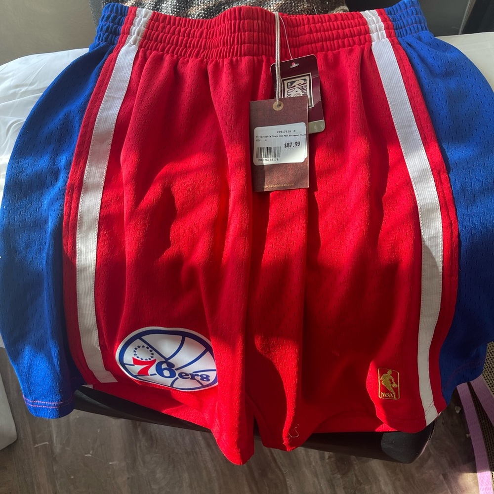 Classic 76ers Swingman basketball shorts